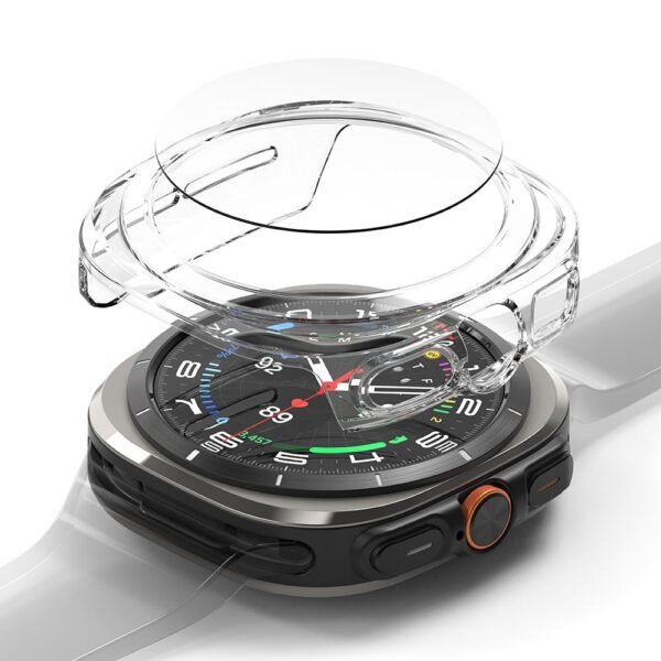 Ringke Slim & Gehard Glas Samsung Galaxy Watch Ultra 2024 / 2025 (47 Mm) Transparante