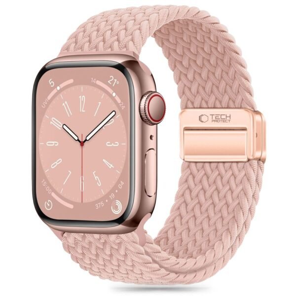 Tech-Protect Nylonmag Apple Watch 8 / 9 / 10 / 11 / SE (40 / 41 / 42 Mm) Dusty Rose