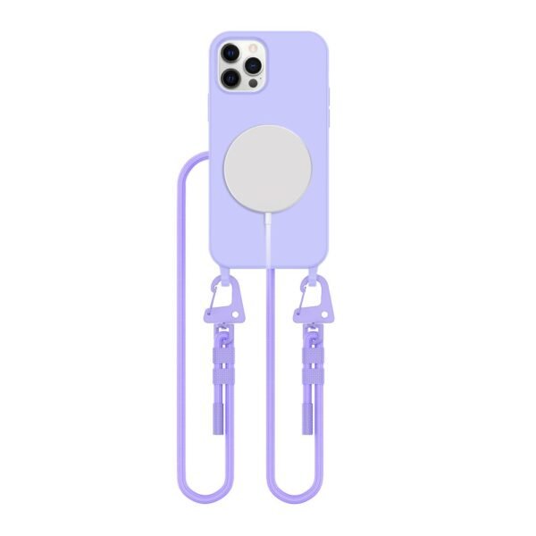 Tech-Protect Magnecklace MagSafe Hoesje iPhone 12 / 12 Pro Lavender