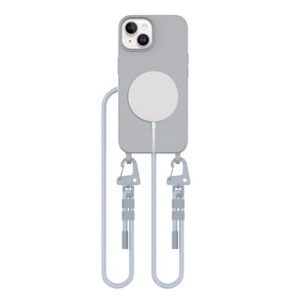Tech-Protect Magnecklace MagSafe Crayon Hoesje iPhone 14 Grijs