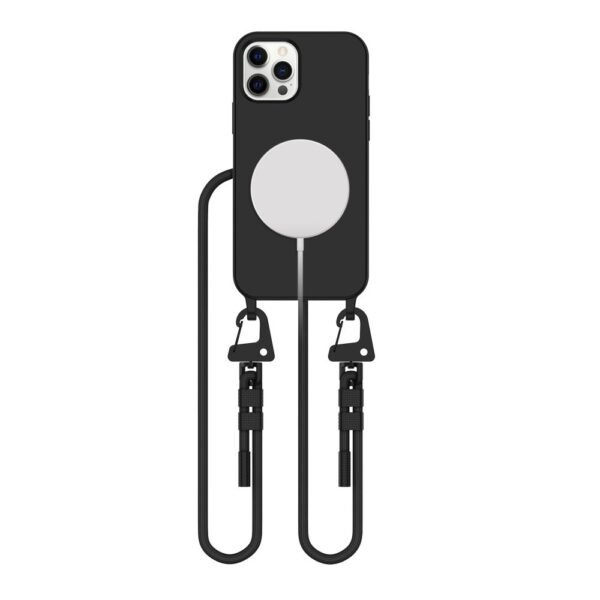 Tech-Protect Magnecklace MagSafe Hoesje iPhone 12 / 12 Pro Zwart