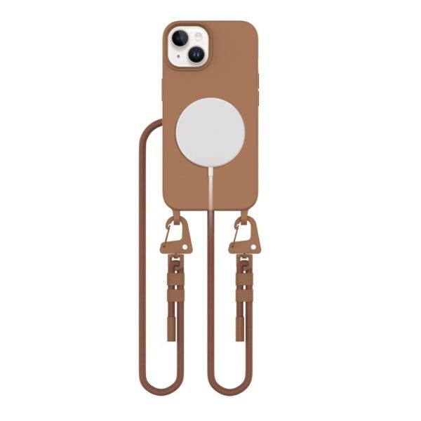 Tech-Protect Magnecklace Chocolate MagSafe Hoesje iPhone 13 Bruin