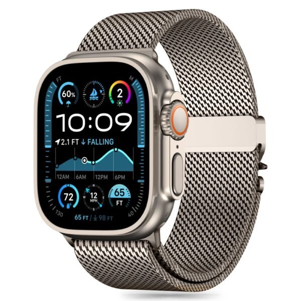 Tech-Protect Milano Apple Watch 8 / 9 / 10 / 11 / SE / Ultra (44 / 45 / 46 / 49 Mm) Titanium
