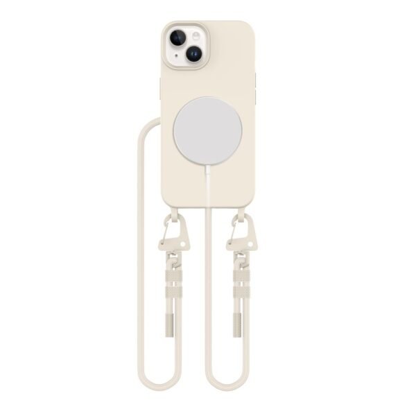 Tech-Protect Magnecklace MagSafe Cosmic Latte Hoesje iPhone 14