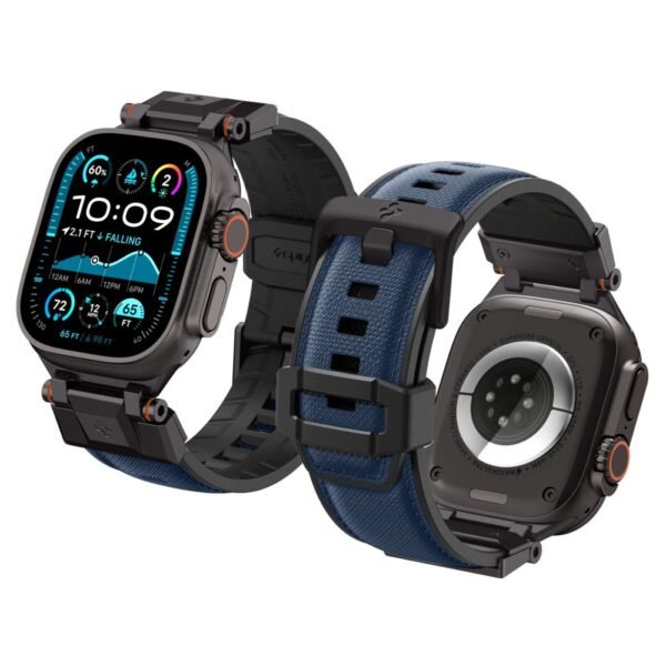 Spigen Durapro Armor Apple Watch 8 / 9 / 10 / 11 / SE / Ultra (44 / 45 / 46 / 49 Mm) Marineblauw Blauw
