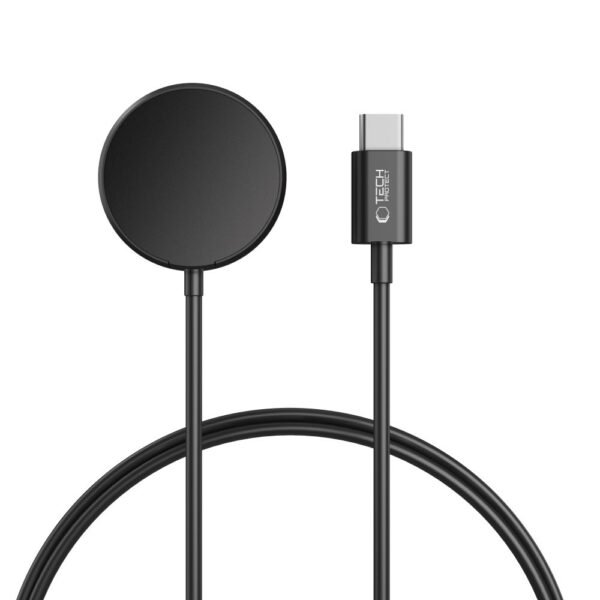 Tech-Protect MC03 Ultraboost Magnetisch Charging Type-C Kabel 100CM Samsung Galaxy Watch Zwart