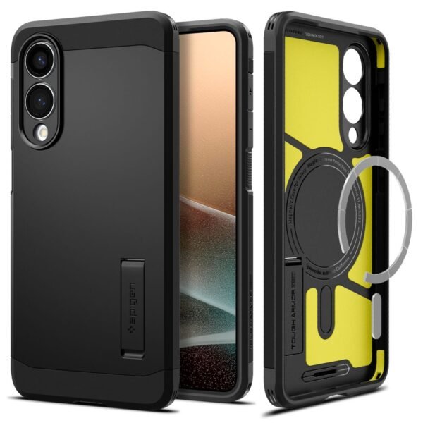 Spigen Tough Armor MagSafe Galaxy S25 Edge Zwart