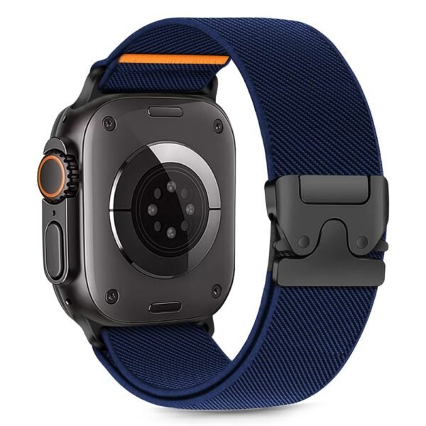 Tech-Protect Nylon Clasp Apple Watch 8 / 9 / 10 / 11 / SE / Ultra (44 / 45 / 46 / 49 Mm) Marineblauw