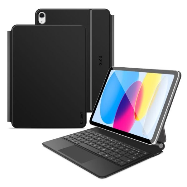 Tech-Protect Smartcase Magnetisch + Toetsenbord iPad 10.9” 10 / 2022 / 11” 11 / 2025 Zwart