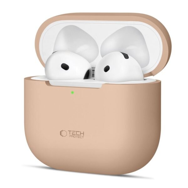 Tech-Protect Siliconen Apple AirPods 4 Caffe Latte