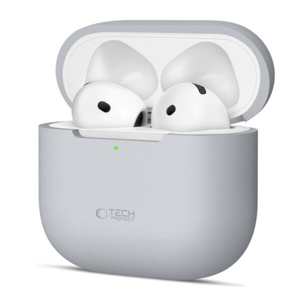 Tech-Protect Siliconen Apple AirPods 4 Crayon Grijs