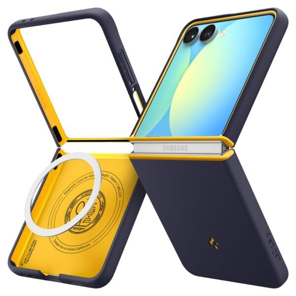 Spigen Nano Pop Mag MagSafe Galaxy Z Flip 7 Blueberry Marineblauw