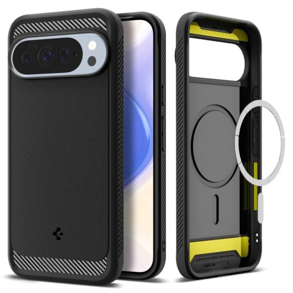 Spigen Rugged Armor Mag MagSafe Google Pixel 10 Pro Xl Mat Zwart