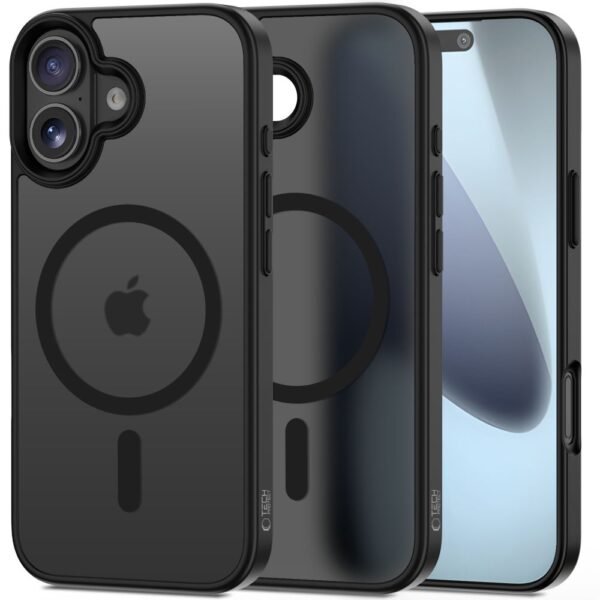 Tech-Protect MagMat MagSafe Hoesje iPhone 17 Mat Zwart
