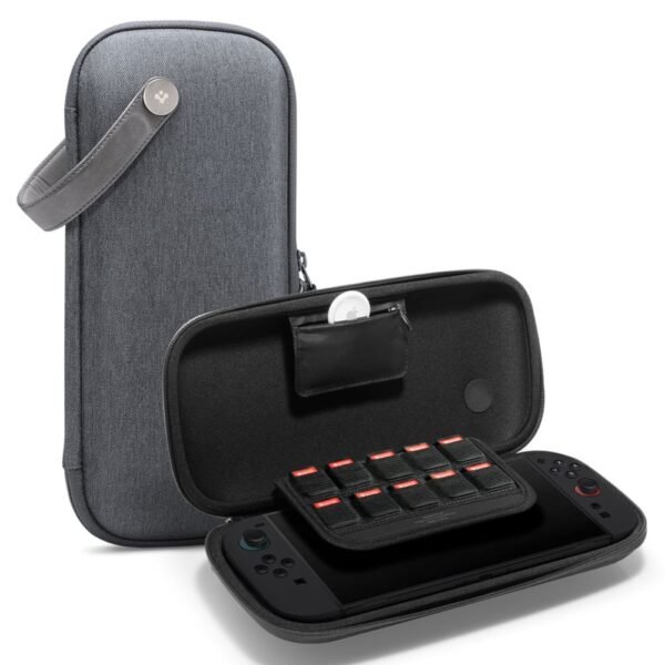 Spigen Klasden Pouch Nintendo Switch 2 Charcoal Grijs