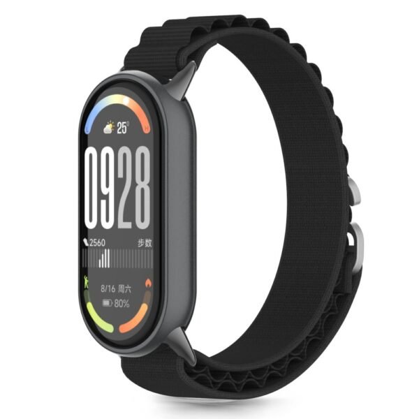 Tech-Protect Nylon Pro Xiaomi Smart Band 8 / 9 / 10 / NFC Zwart