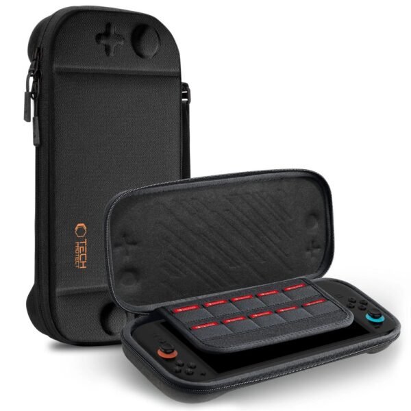 Tech-Protect Slim Pouch Nintendo Switch 2 Zwart