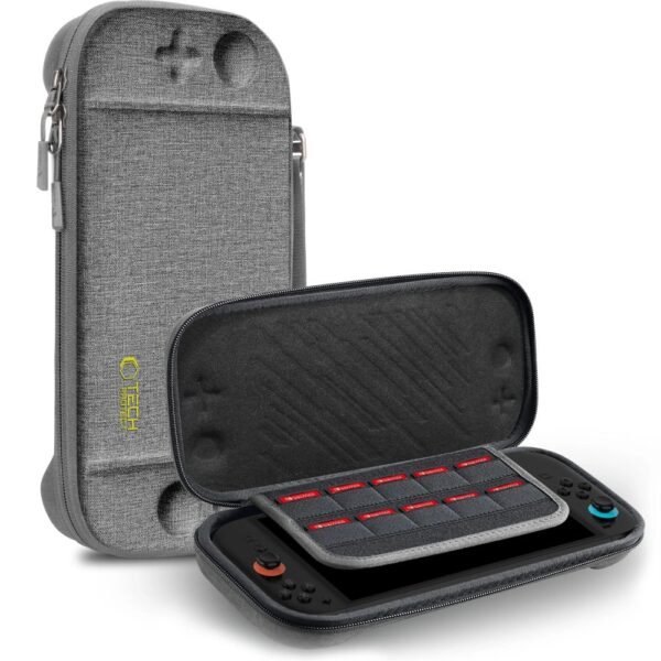 Tech-Protect Slim Pouch Nintendo Switch 2 Dark Grijs