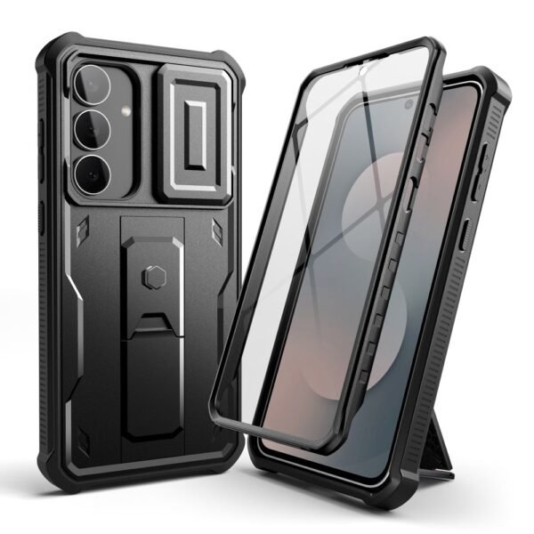 Tech-Protect Kevlar Cam+ Camerabeschermer Samsung Galaxy S25 FE Zwart