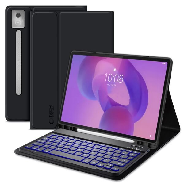 Tech-Protect Sc Pen + Toetsenbord Lenovo Idea Tab Pro / Pro Mt 12.7 Tb-373 Zwart