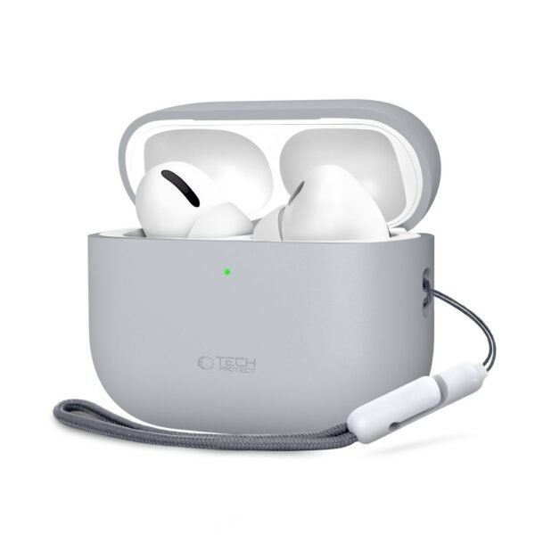 Tech-Protect Siliconen Apple AirPods Pro 3 Crayon Grijs