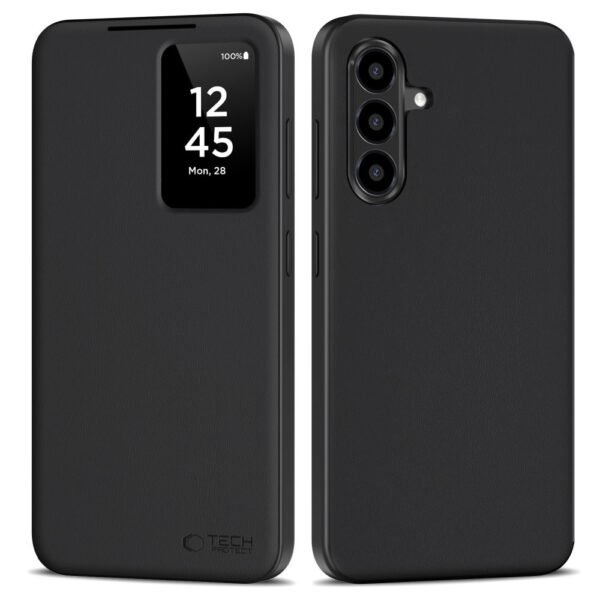 Tech-Protect Smart Wallet Hoesje Samsung Galaxy A26 5G / A17 4G / 5G Mat Zwart