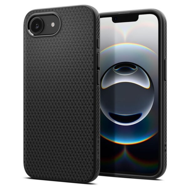 Spigen Liquid Air iPhone 16E / 17E Mat Zwart