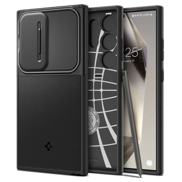 Spigen Optik Armor Galaxy S24 Ultra Zwart
