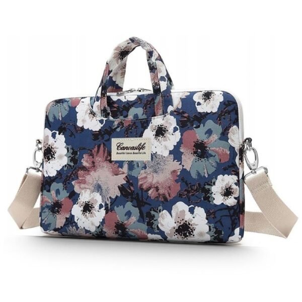 Canvaslife Briefcase Laptop 15-16 Blauw Camellia