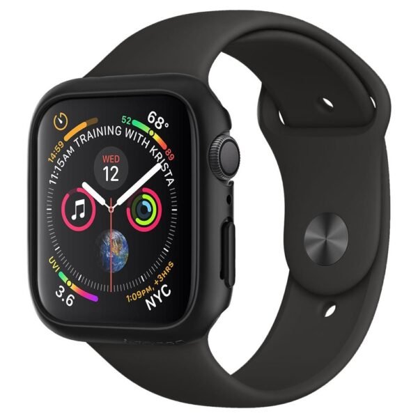 Spigen Thin Fit Apple Watch 4 / 5 / 6 / SE 1 / 2 / 3 (44 Mm) Zwart