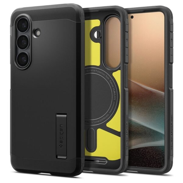 Spigen Tough Armor MagSafe Hoesje Samsung Galaxy S26 Zwart