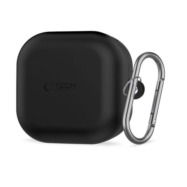 Tech-Protect Siliconen Hook Samsung Galaxy Buds 4 / 4 Pro Zwart