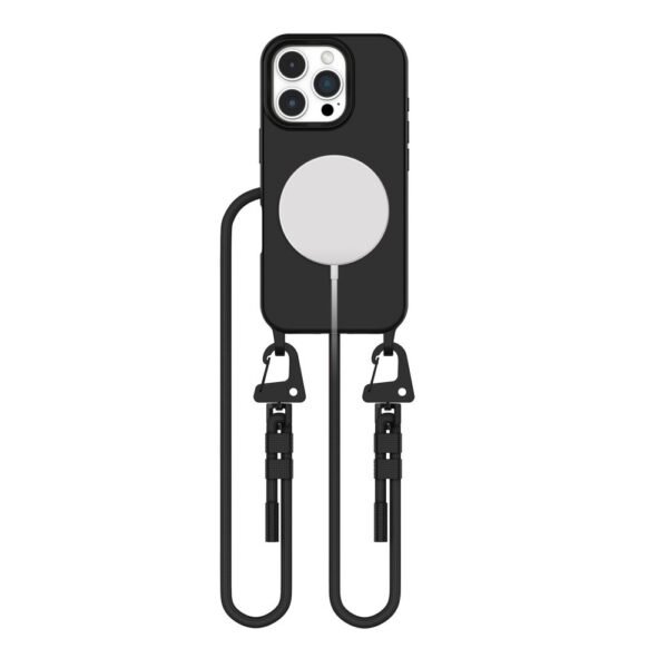 Tech-Protect MagNecklace MagSafe Zwart Hoesje iPhone 16 Pro
