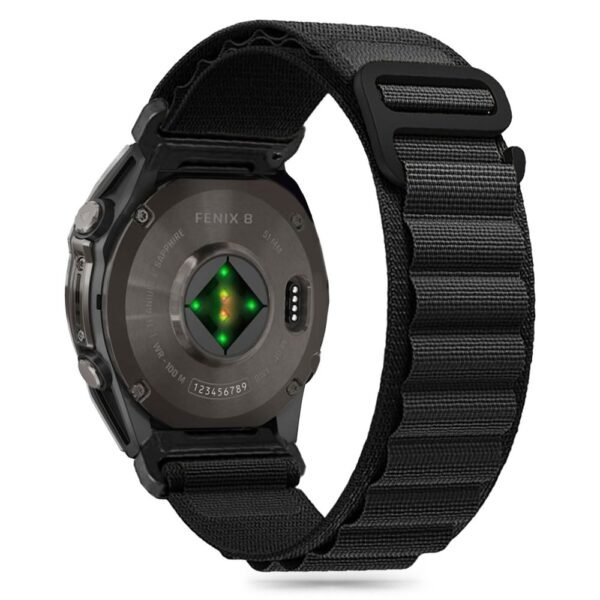Tech-Protect Nylon Pro Garmin Fenix 5 / 6 / 6 Pro / 7 / 8 / 8 Pro (47 Mm) / E Zwart
