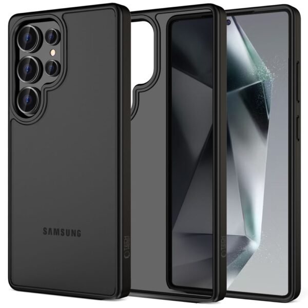Tech-Protect MagMat Hoesje Samsung Galaxy S25 Ultra Mat Zwart
