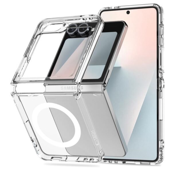 Tech-Protect Flexair Hybrid MagSafe Galaxy Z Flip 6 / 7 FE Transparante