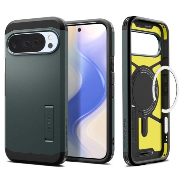 Spigen Tough Armor Mag MagSafe Google Pixel 10 Pro Xl Abyss Groen