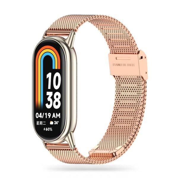 Tech-Protect Milaneseband Xiaomi Smart Band 8 / 9 / 10 / NFC Rose Goud