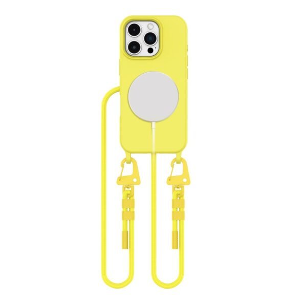 Tech-Protect MagNecklace MagSafe Hoesje iPhone 16 Pro Max Canary Geel