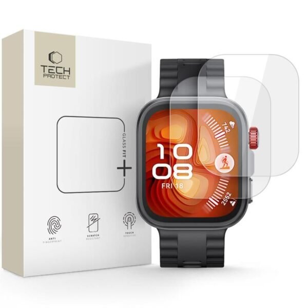 Gehard Glas Tech-Protect Glas Fit+ 2-Pack Huawei Watch Fit 4 Pro Transparante