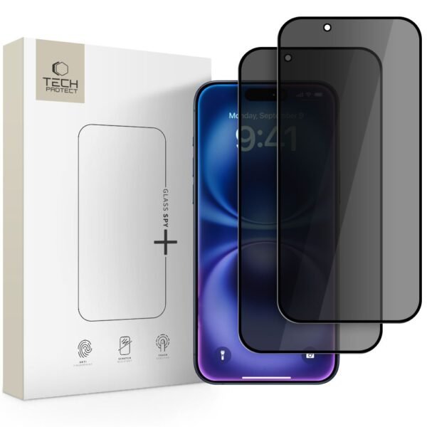 Tech-Protect Glas Spy+ Privacy Gehard Glas 2-Pack iPhone Air