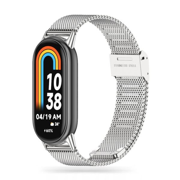Tech-Protect Milaneseband Xiaomi Smart Band 8 / 9 / 10 / NFC Zilver