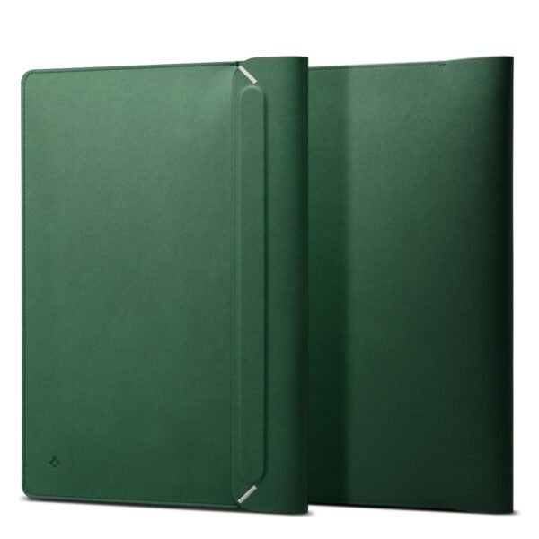 Spigen Valentinus Hoes Laptop 15-16 Jeju Groen