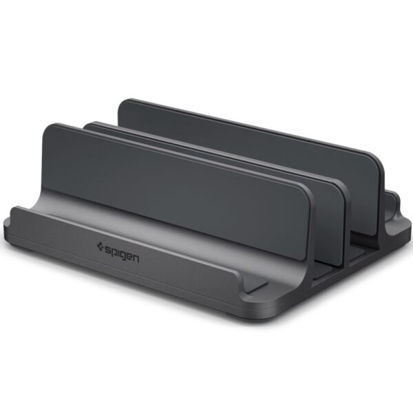 Spigen LD208S4 Vertical Laptop Standaard Space Grijs