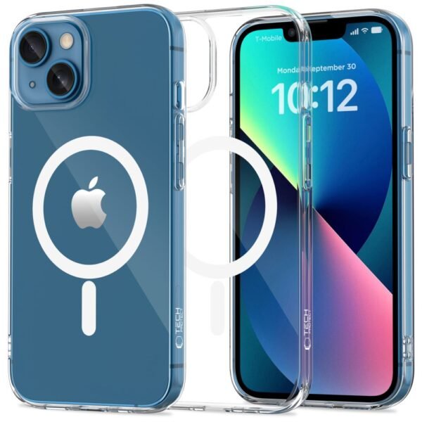 Tech-Protect FlexAir MagSafe Hoesje iPhone 13 Mini Transparant