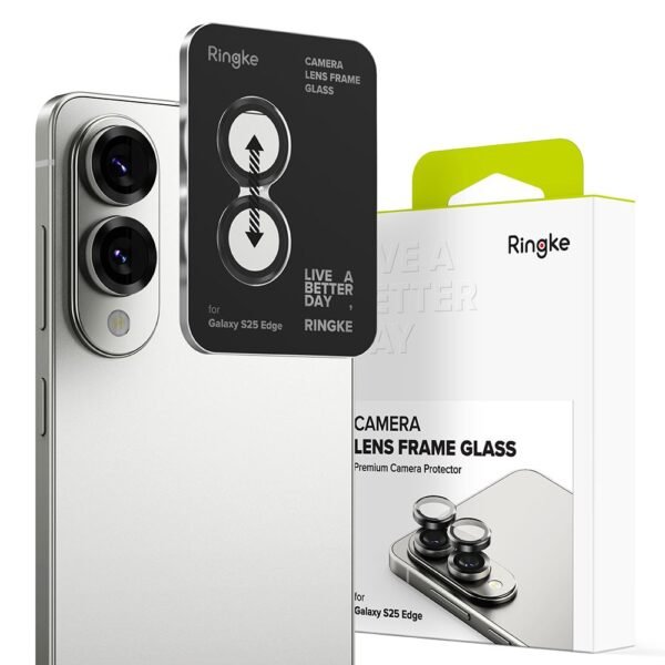 Osłona Aparatu Ringke Camera Frame Protector Galaxy S25 Edge Zwart