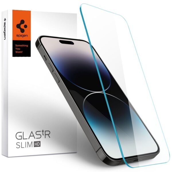 Spigen Glas.tR Slim Gehard Glas Schermbeschermer iPhone 14 Pro Max