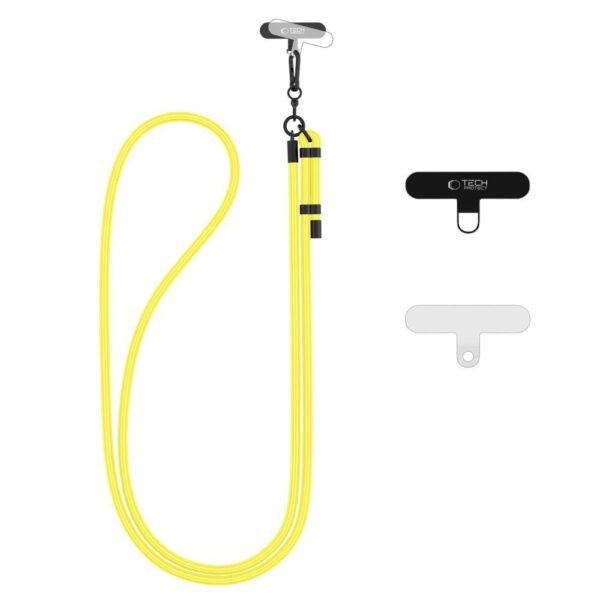 Tech-Protect C1S Koord Crossbody Bandje Neon Geel/Zwart