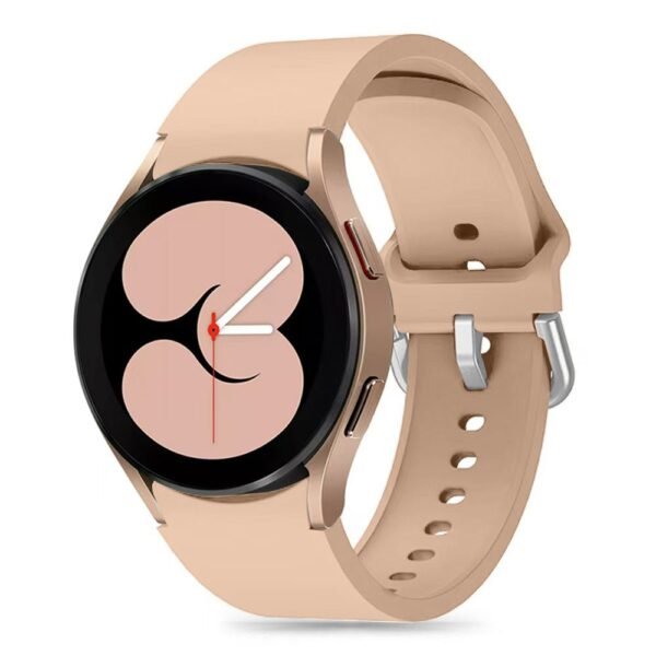 Tech-Protect Siliconen Samsung Galaxy Watch 4 / 5 / 5 Pro / 6 / 7 / FE Caffe Latte