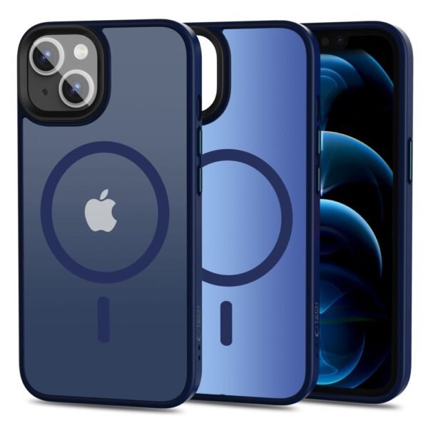 Tech-Protect MagMat MagSafe Hoesje iPhone 13 Marineblauw